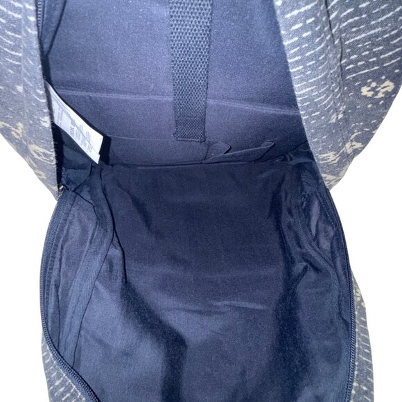 Rip Curl Unisex Canvas Backpack Blue & White Pattern Adjustable Straps Daypack - Picture 8 of 11